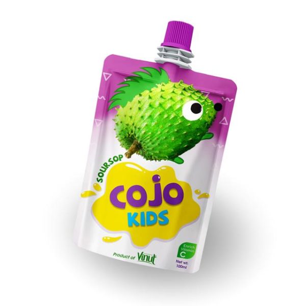 100ml Cojo Kids Pouches Soursop Juice Drink