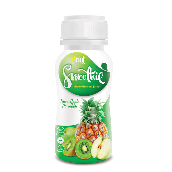 150ml Bottle Smoothie Juice Kiwi. Apple and Pineapple Juice