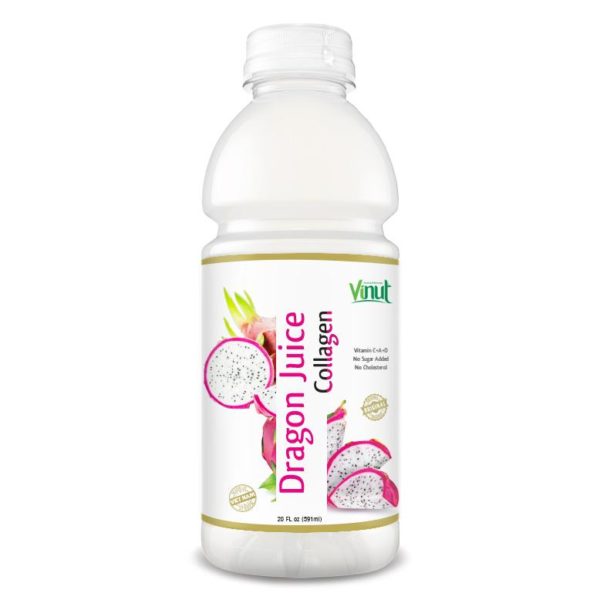20 fl oz VINUT Bottle Dragon Fruit Juice with Collagen