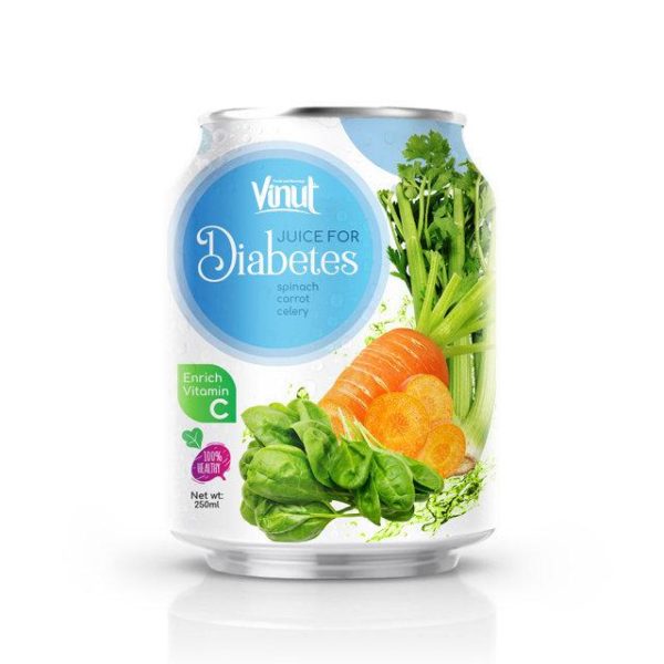 250ml Can 100 Vegetable Juice Juice for Diabetes