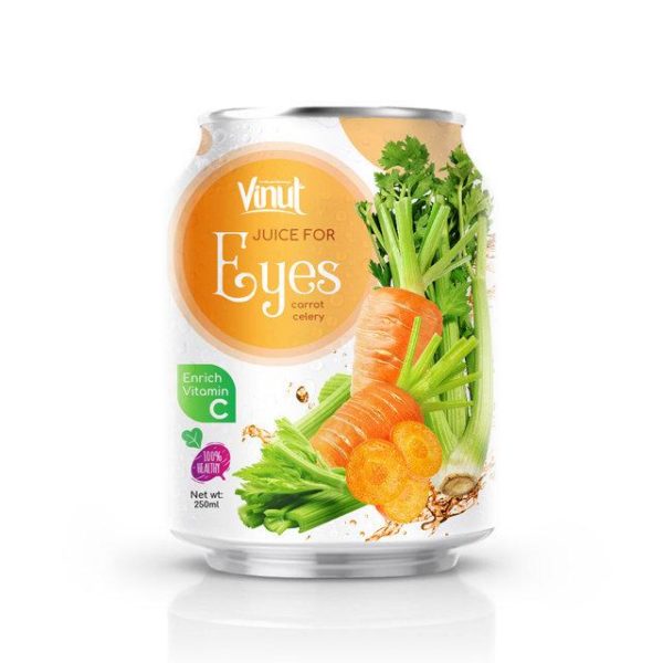250ml Can 100 Vegetable Juice Juice for Eyes