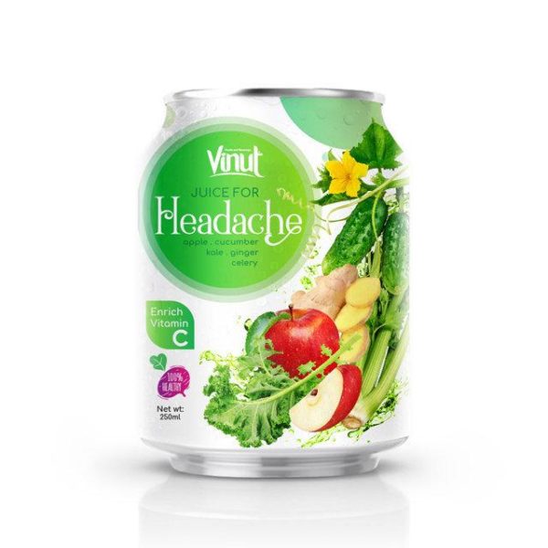 250ml Can 100 Vegetable Juice Juice for Headache