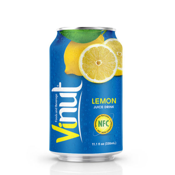 330ml VINUT Canned Lemon juice drink