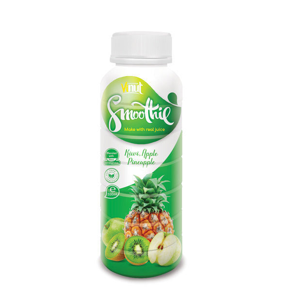 330ml Kiwi. Apple Pineapple fruit Smoothie Juice Supplier
