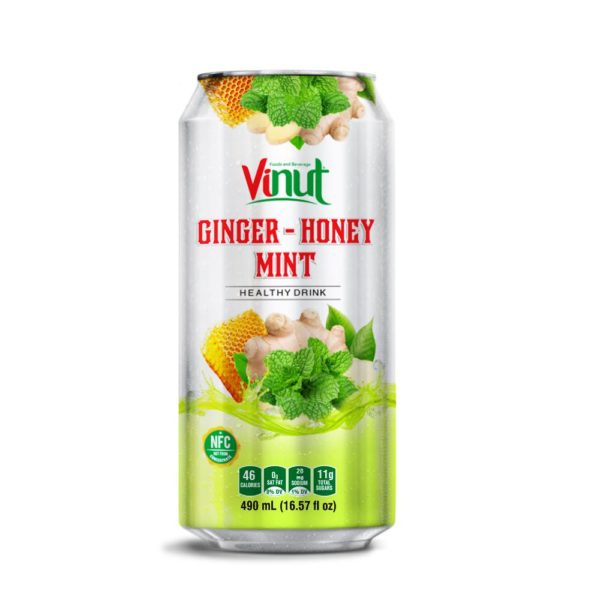 16.57 fl oz VINUT Ginger juice with Honey Mint