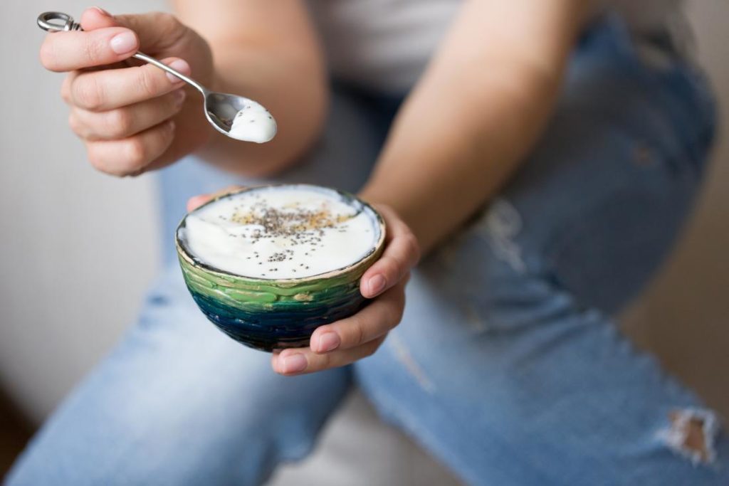 Probiotics, such as yogurt, can support digestive health.