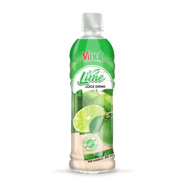 450ml VINUT Bottle NFC Lime Juice Drink