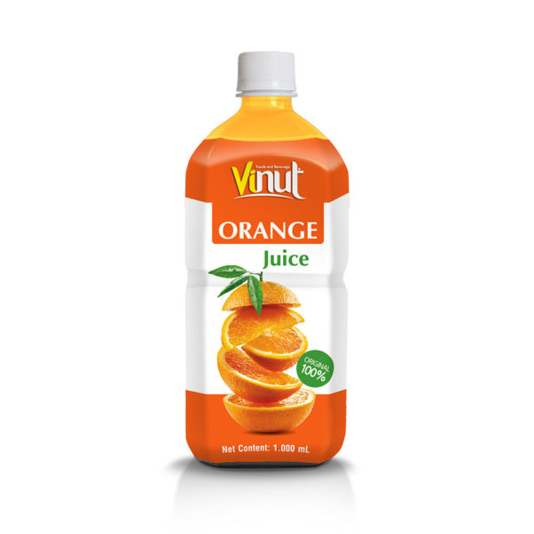 1L VINUT Bottle 100 Orange Juice Drink