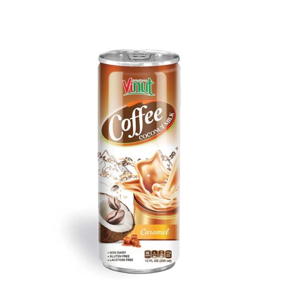 12 fl oz VINUT Cocoa Vanilla Coffee with Caramel