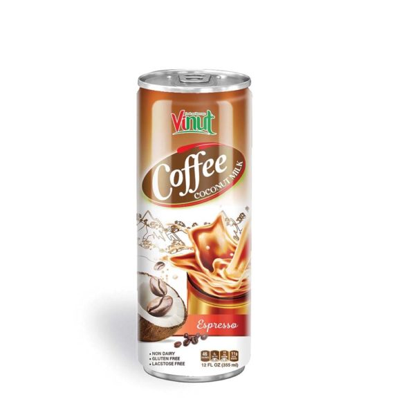 12 fl oz VINUT Cocoa Vanilla Coffee with Espresso