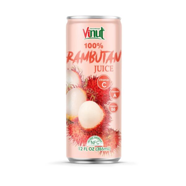 Rambutan Juice 100% rambutan juice can 250ml