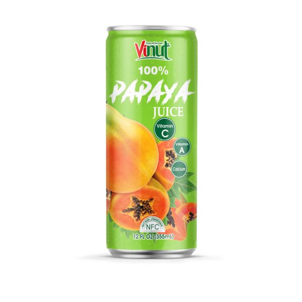 Papaya Juice Vinut can 12 Fl Oz 100 Papaya Juice img-2