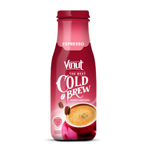13.67 fl oz Vinut Cold Brew Arabica Espresso Coffee Bean Calories 128 Kcal