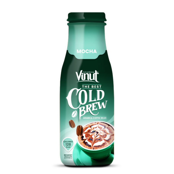 13.67 fl oz Vinut Cold Brew Arabica Mocha Coffee Bean Calories 128 Kcal